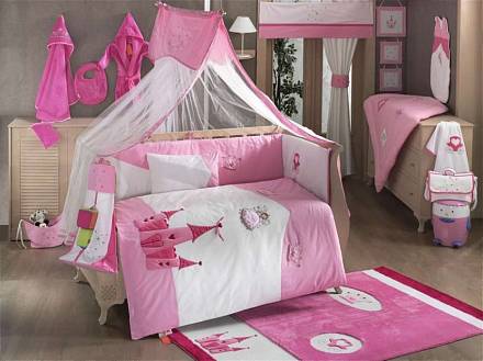 Комплект постельного белья из 6 предметов серии Little Princess 